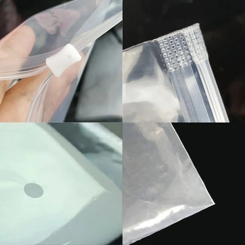 Transparent Frosted Zipper Bag for Wholesale, Thick Plastic Self-Sealing Bag for Underwear and Socks, Travel Storage and Clothing Packaging Bag