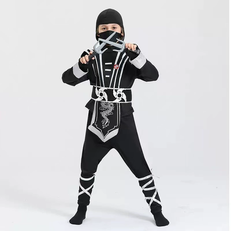 Новый хэллоуин аниме костюмы детское выступление Naruto, одежда самурая, одежда ниндзя