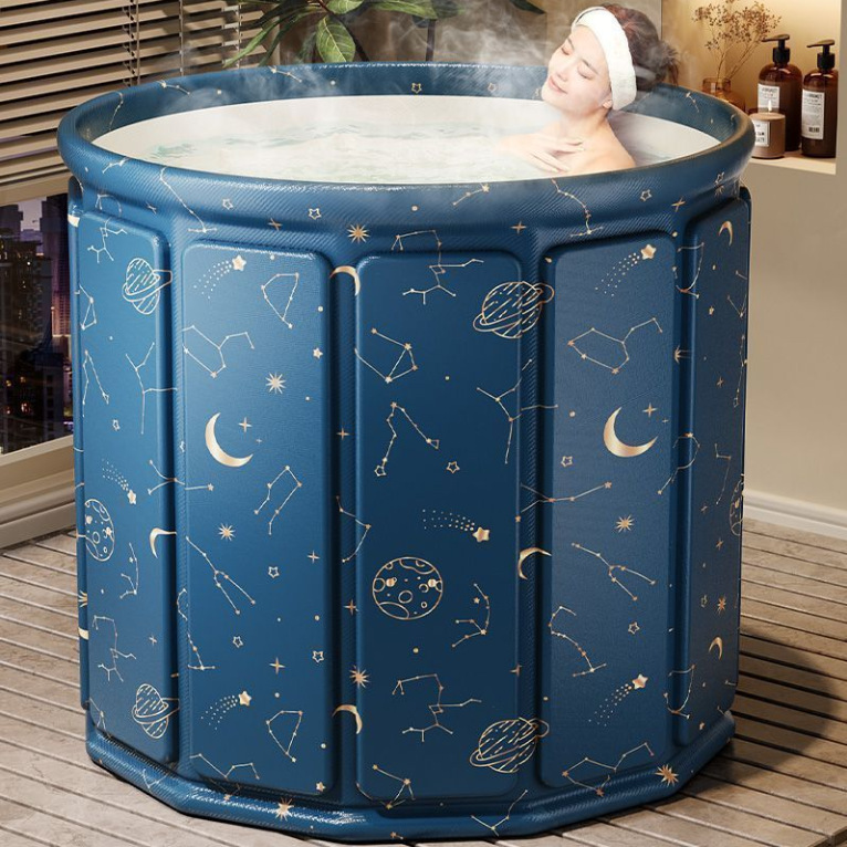 [2025년 신상 면 보온 모델] 스타 앤 문 블루