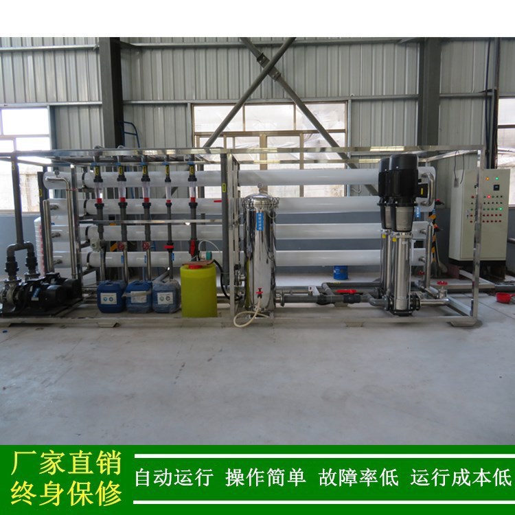 20T/H大型ro反渗透净水设备撬装工业RO反渗透纯水机绿健厂家供应