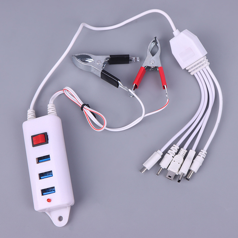 Spot 3Usb Clip with Switch Charger Mobile Phone Charger USB Interface Universal Battery Mobile Phone Charger