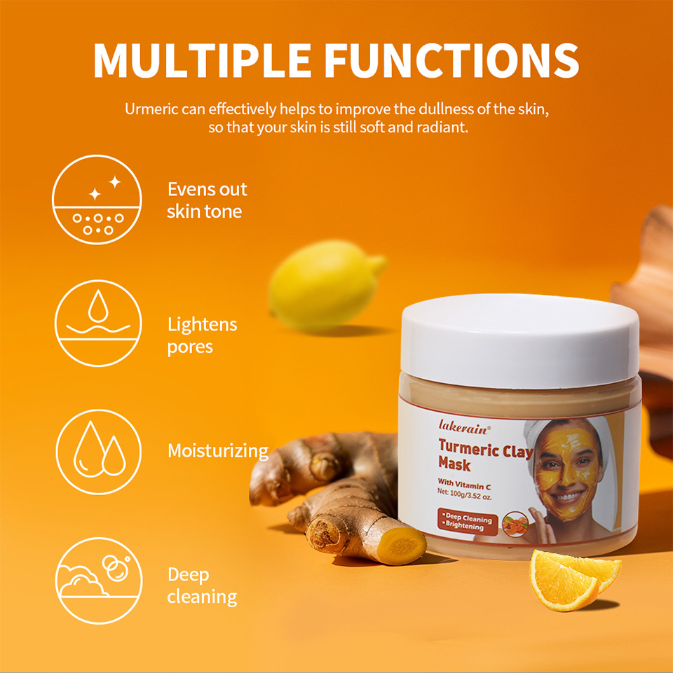 Lakerain Vitamin Mud Mask Pore Cleansing Mask Mud application type Item Picture