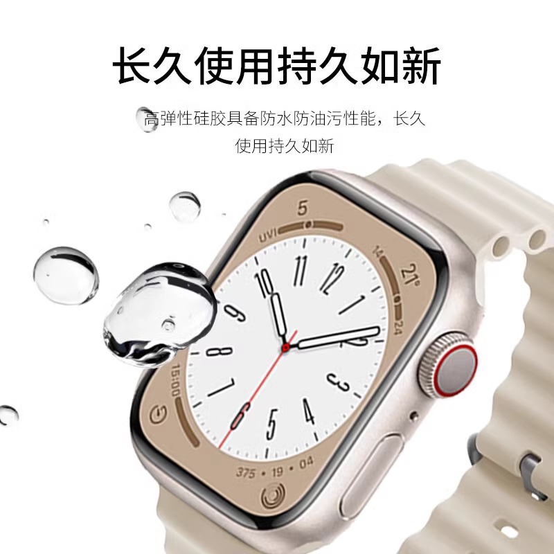 Marine watch strap suitable for applewatch ultra2 watch silicone…