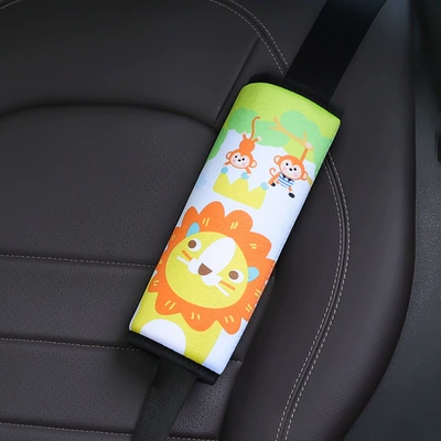 Fixer Creative Cartoon Car | Seat belt shoulder pad - lion-forest-thick-shoulder-pads