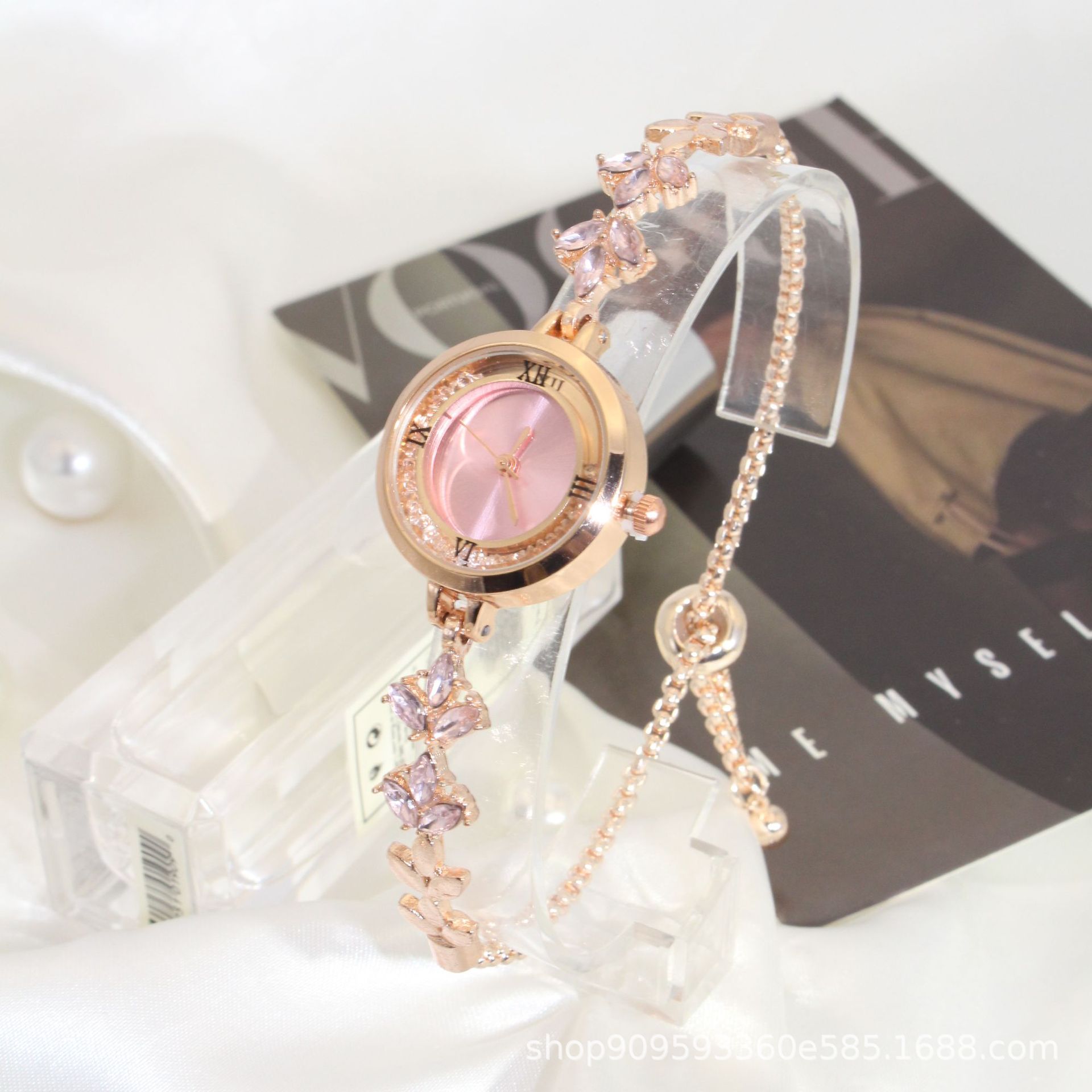 New fashion ball dial ladies drawstring watch free adjustment bracelet watch women's quartz watch wholesale