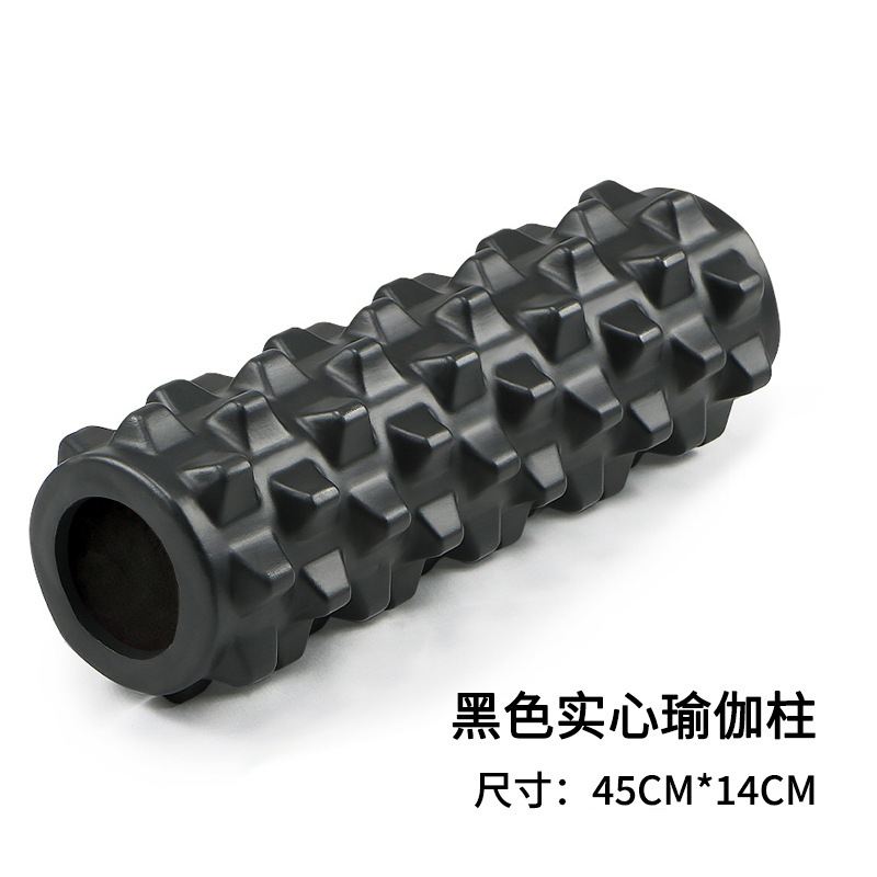 メーカー45cmフィットネスフォームシャフト筋肉リラックスローリングヨガコラム狼牙棒ローラー初心者マッサージ脚|undefined