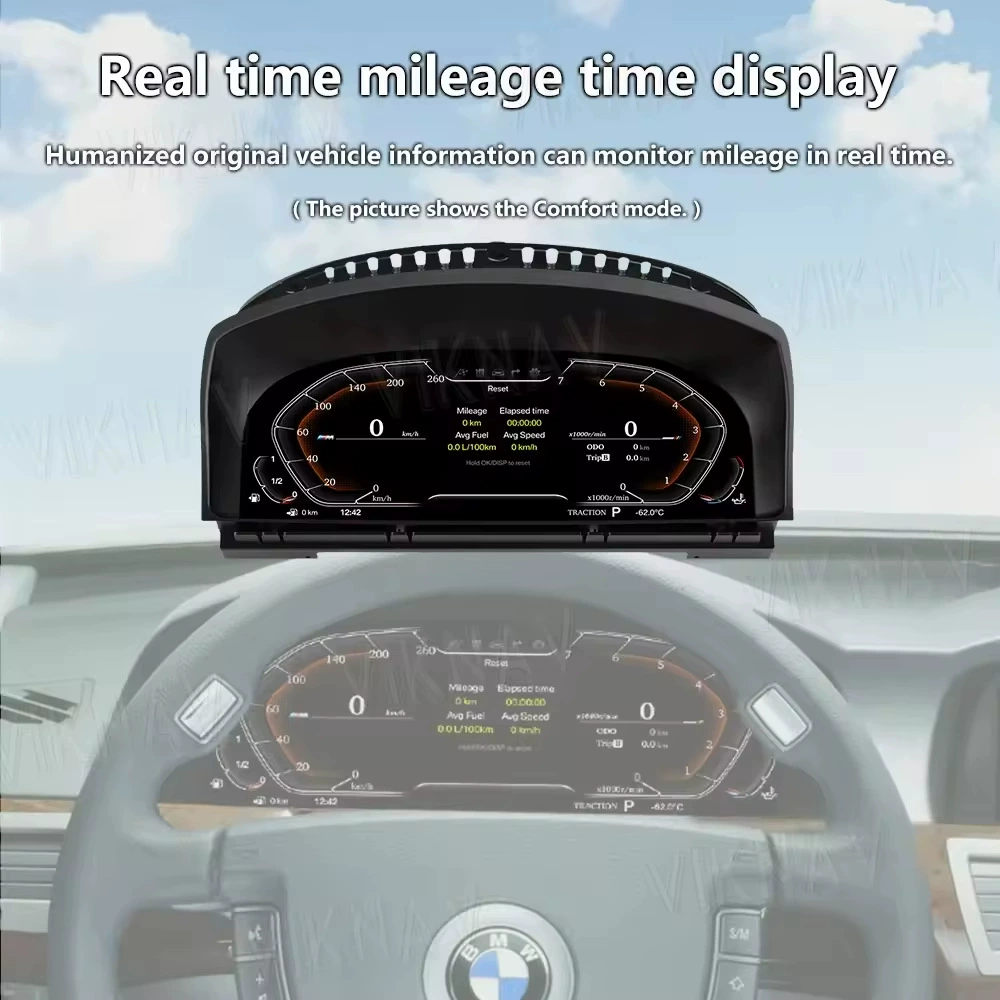 Подходит для BMW 7-серии E65 E66 2004-2008 цифровая приборная панель скорость терм термид plate