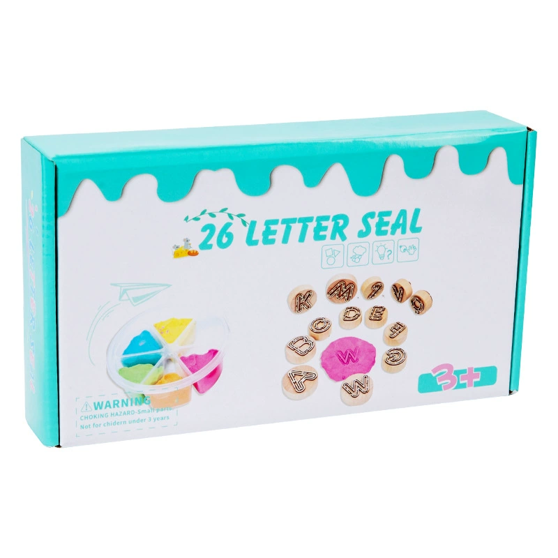 Деревянная пластиковая печать ребенка, но это misinterpret. Wait: The input: "Children's wooden seal, cognitive smart toy with letters, DIY, 36, English letters, early education"