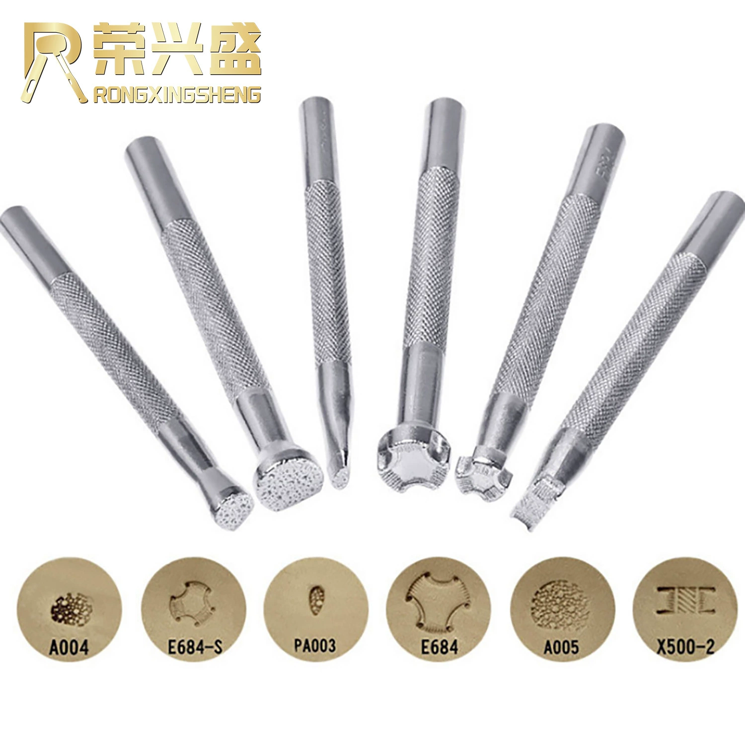 Трансграничная электронная коммерция из кожи Резьба Инструменты для печати печать перфоратор кожа DIY инструменты ручной работы кожа печать Дырокол