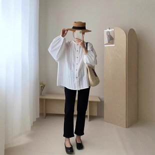 Korean Style Maternity Wear, Fashionable and Age-Reducing Heavy Embroidery Lace Maternity Tops, Daily Commuting Casual Trendy Mom Tops