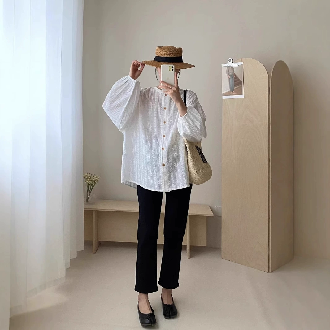 Одежда для беременных в корейском стиле, модные и уменьшающие возраст топы для беременных с тяжелой вышивкой и кружевом, повседневные модные топы для мам на каждый день.