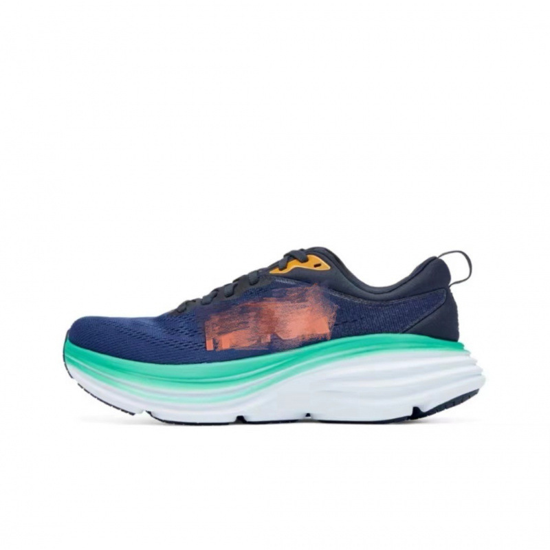 HOKA ONEONE メンズ レディース 秋冬 Bondi 8 ロード ランニング シューズ Bondi8 軽量 クッション性 リバウンド サポート 耐摩耗性|undefined