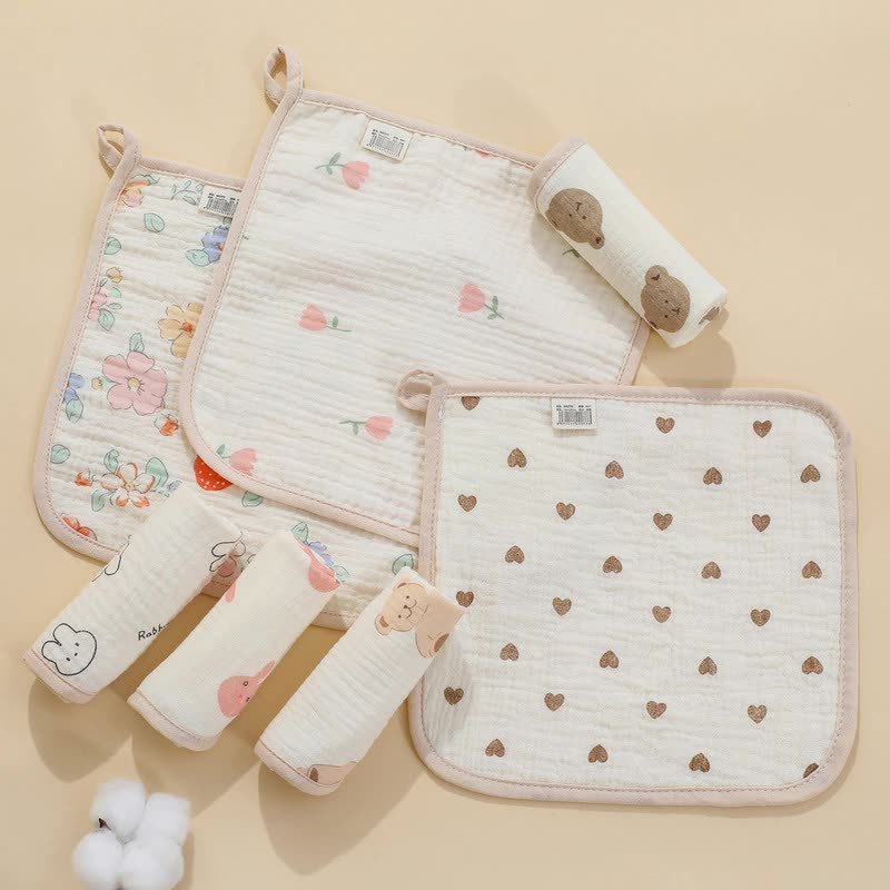 Serviette de visage bébé ultra-douce quatre couches_voghion.com
