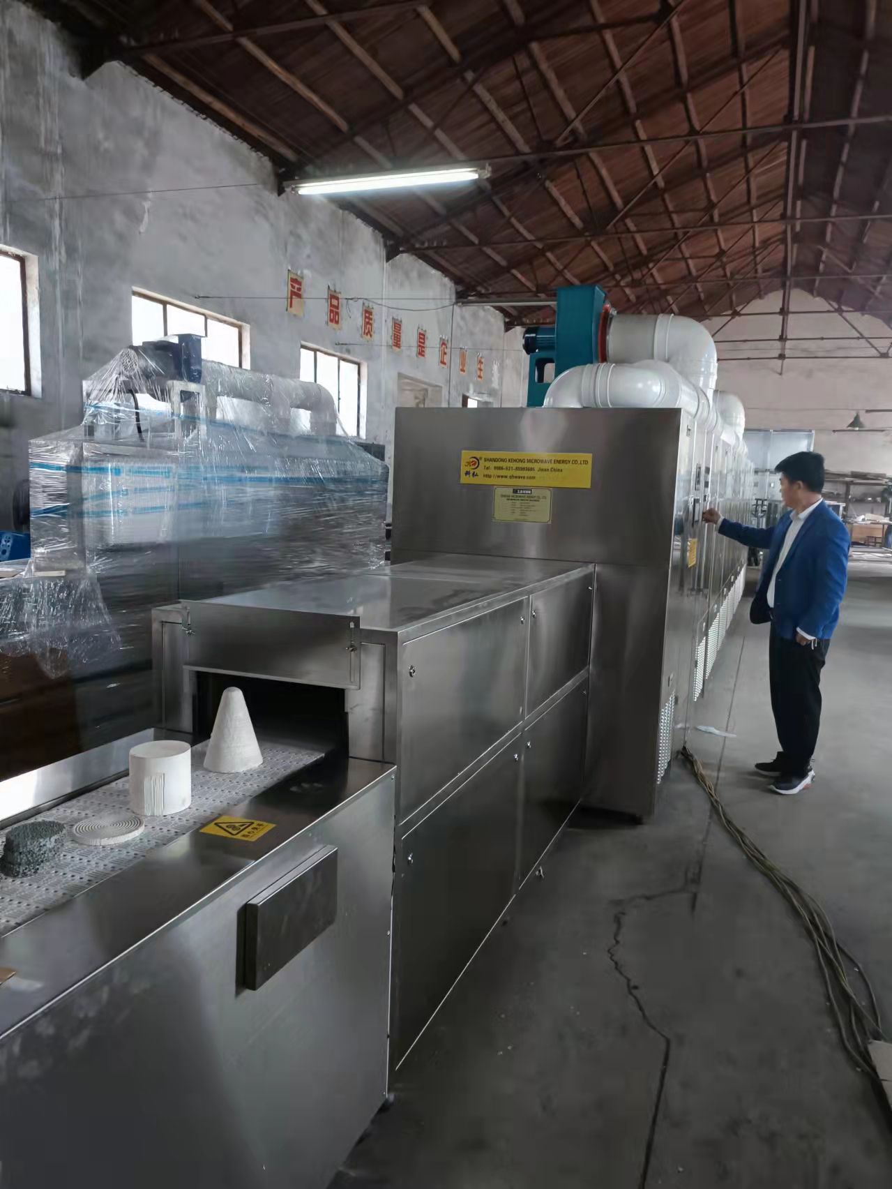 微波泡沫陶瓷 蜂窝陶瓷烘干线