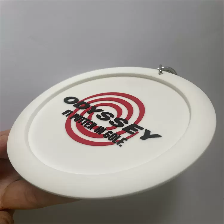 厂家现货供应PVC滴胶高尔夫户外运动ODYS推杆标靶硅胶挂件软胶垫