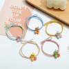 Cartoon strawberry, dinosaur, children's hair rope, hair accessory, Japanese and Korean, with little bears, wholesale