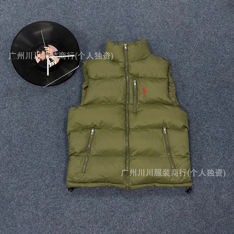 23SS正确POLO拉夫RL防沾水棉服马甲男女同款情侣背心莆田坎肩外套|undefined