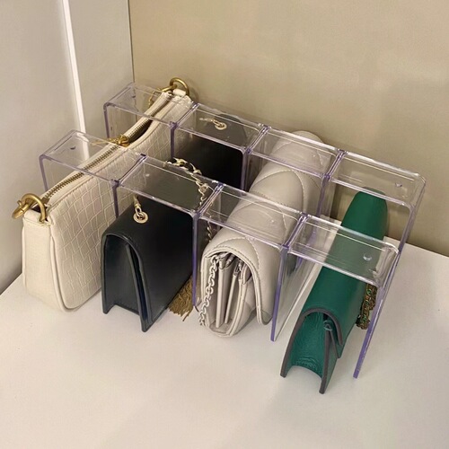 Small bag storage rack wardrobe household storage artifact divided bag storage hanging bag bedroom partition rack