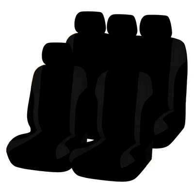 Universal seat cover — Universal Car Seat Cover for Mexico - black-9-piece-set-five-seats