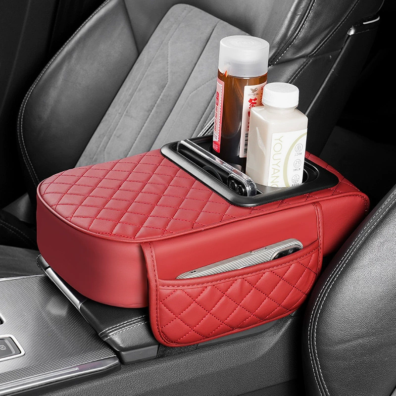 2025 новый автомобильный подлокотник подушка подстаканник многофункциональное размещение универсальный центральный подлокотник подушка коробка