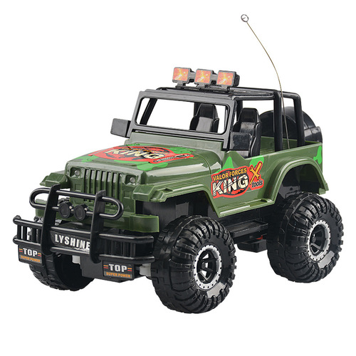 Cross-border 1:18 Four-Way Remote Control Off-Road Vehicle Lights Jeep Hummer Electric Remote Control Car Model Boy's Toy