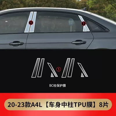 Console Interior Decoration Supplies Car – Car interior film - 20-25-models-a4-center-column-film