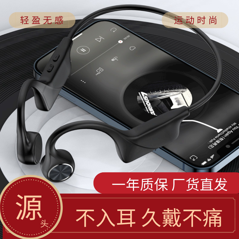 Transfronterizo nuevo DG06 conducción ósea auricular Bluetooth inalámbrico regalo no-oído inalámbrico deportes hueso Detección de auriculares