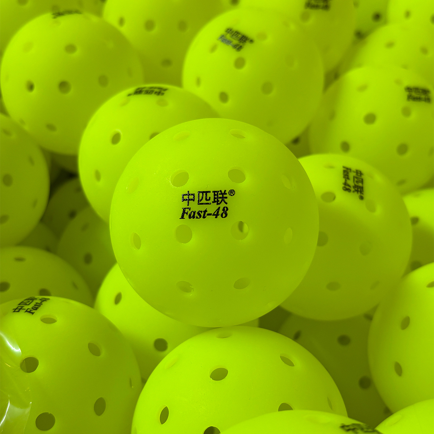 Pickleball 48-Hole Rotomolded Professional Training and Competition Sports Standard Pickleball Balls