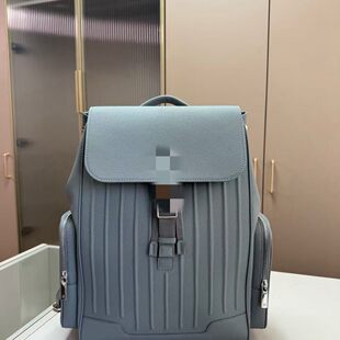 Golden accessories, backpack, handheld travel bag for men and women