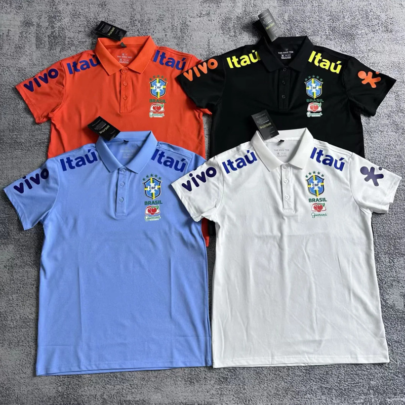 Brazilian Polo Shirts, Jerseys, Real Madrid, Arsenal, Manchester United, Ac Chelsea, Bayern Casual Polo Shirts, T-Shirts, Football Uniforms