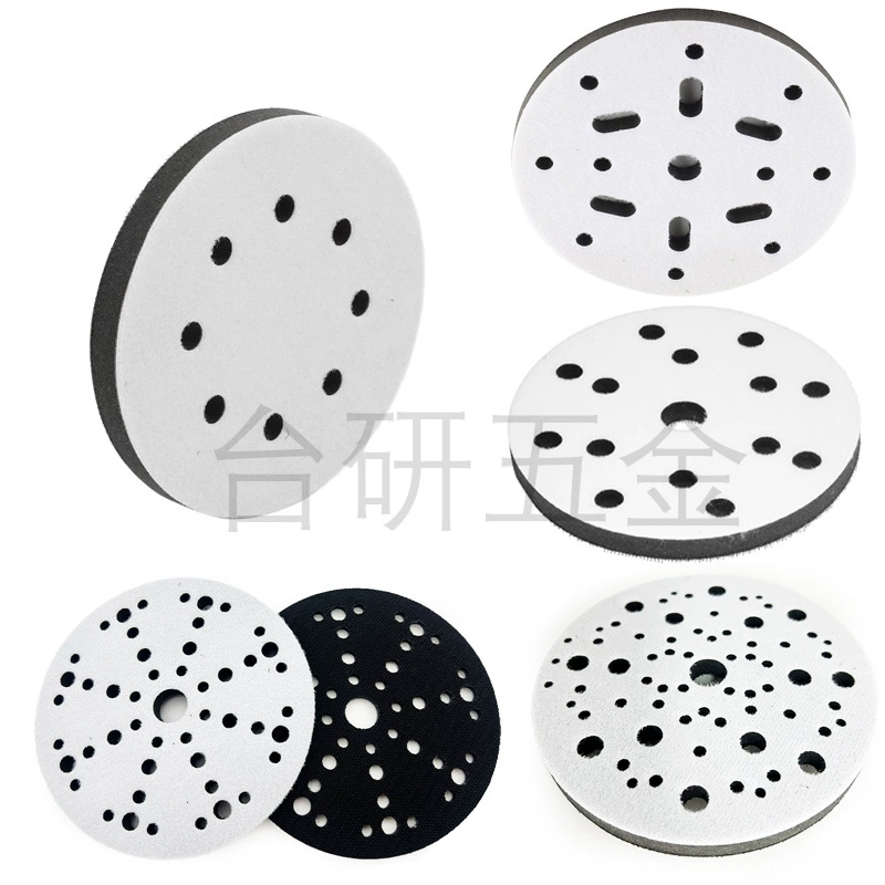 3 дюйма 4 дюйма 5 дюймов полировальная Подушка полировальный диск мягкая подушка Сухой шлифовальный станок самоклеящаяся губка наждачная бумага Подушка флокирующая защитная подушка