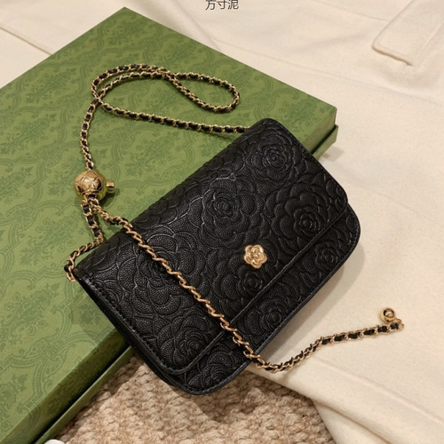 South Wind Mountain Open Small Square Bag Women's New Fashion Trendy Versatile Chain Shoulder Crossbody Bag Factory One Piece Wholesale 