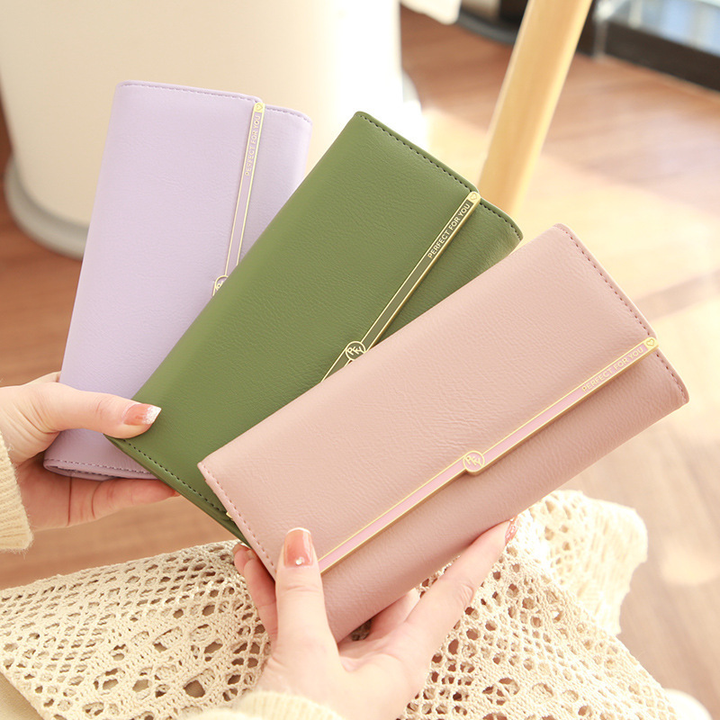 2022 Cross-Border New Wallet Korean Style Fashionable Multi-Card Slot Women's Wallet Long Versatile Long Wallet Wallet