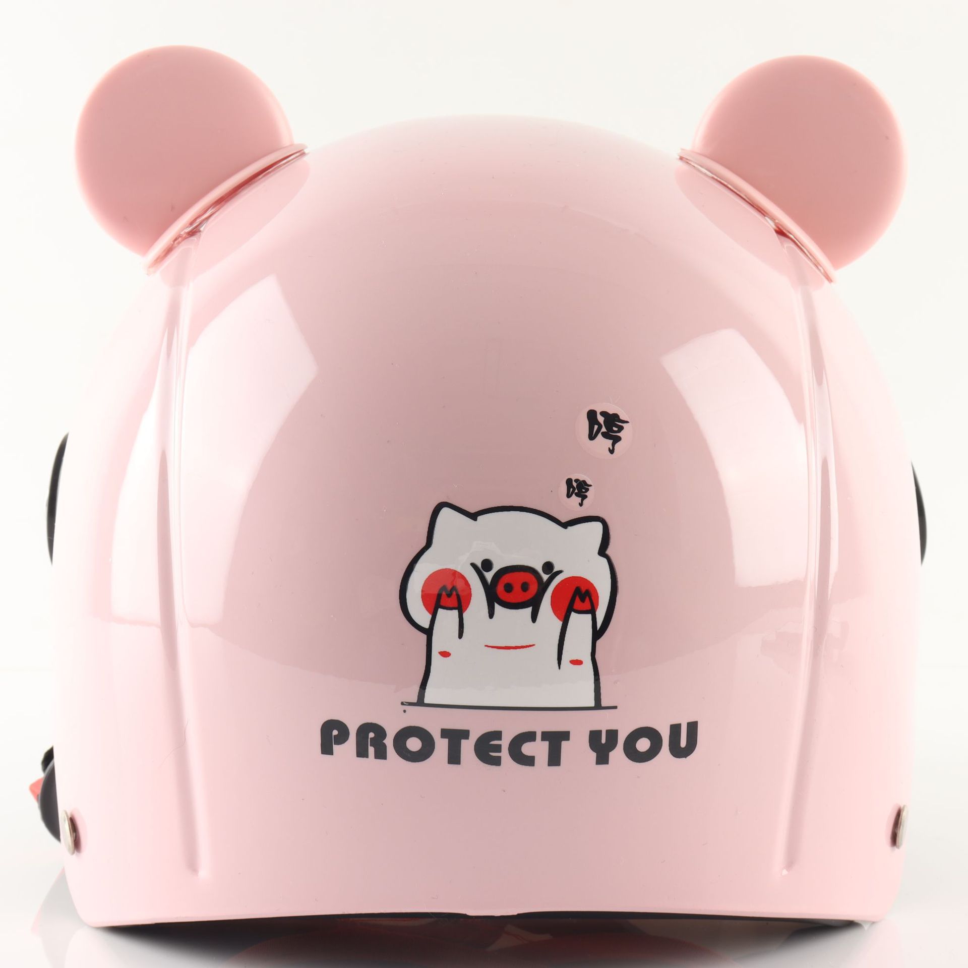 Cross-Border Exclusive Supply of Electric Vehicle Children's Helmets, Cartoon Cute Half-Helmets, Bear-Shaped Helmets for Kids, Students, and Babies for Cycling