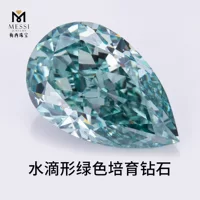 IGI сертифицированные каплевидные зеленые алмазные лаборатории искусственные синтетические грушевидные зеленые бриллианты на месте