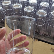 威士忌酒杯洋酒杯烛台厚底烈酒杯直身杯透明玻璃创意酒具可印logo