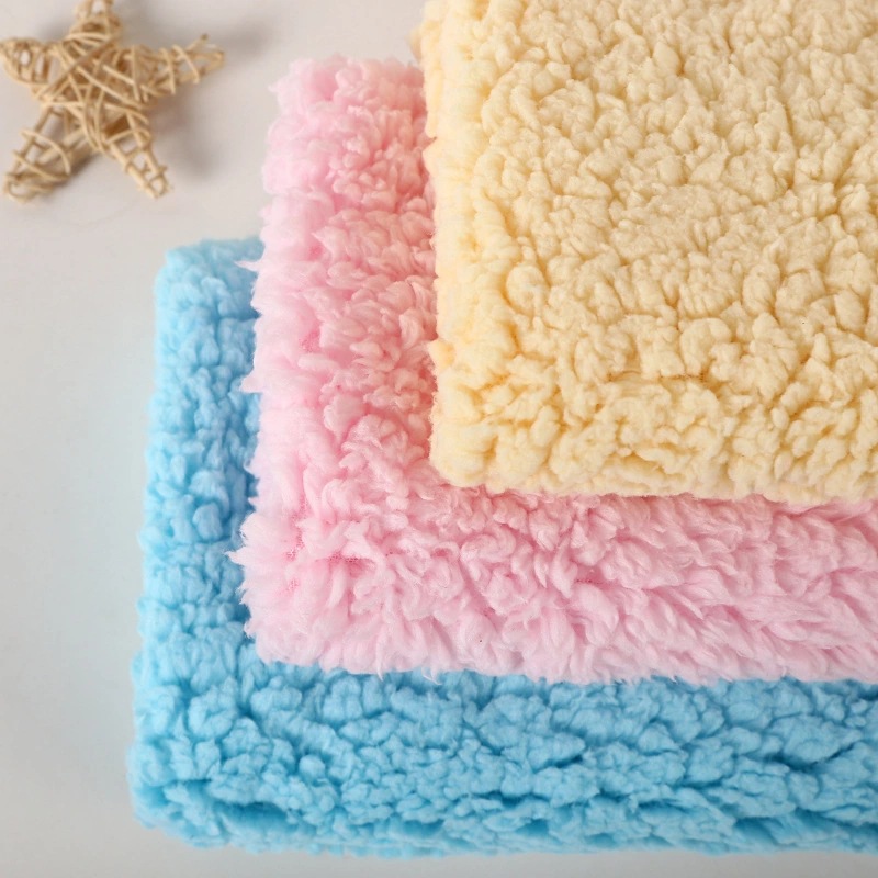 厂家现货288F棉花绒纬编绒布全涤棉花绒针织面料家纺玩具服装绒布