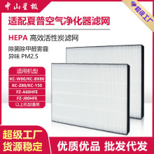 适配夏普空气净化器过滤网滤芯FZ-J80HFE/FZ-D80DFE空气集尘滤网