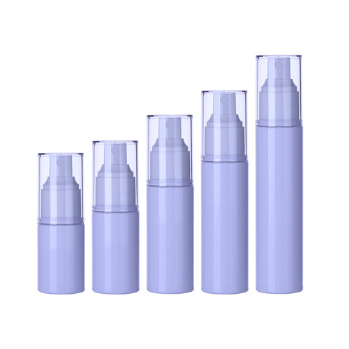 Customized PET 60ML Full Coverage Plastic Bottle for Skincare Liquid Bottle, Straight Tube Skin Toner Spray Bottle, Emulsion Cosmetic Bottle