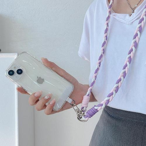 Mobile phone lanyard cross-body style can be carried on the shoulder, pendant, three-color new multi-functional sports outdoor universal adjustable