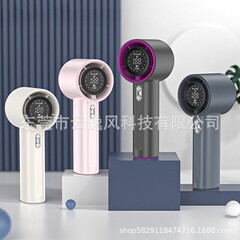 新款S001高速100档手持风扇 usb迷你便携式充电涡轮桌面小电风扇