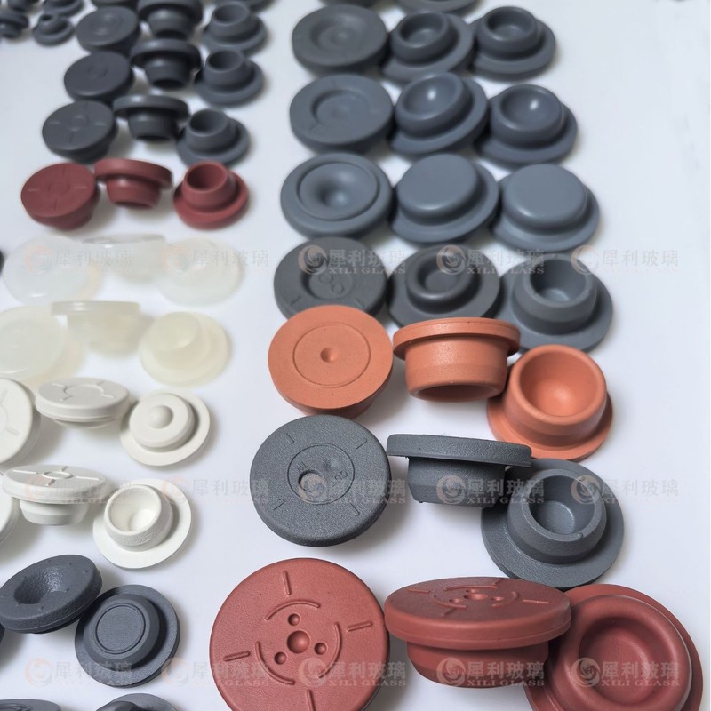 20mmグレーブチル製インナープラグ、13分岐プラグ、15ポートシリコンプラグ、耐腐食性インクボトル、25mlシリンダーボトル用医療用インナープラグ|undefined