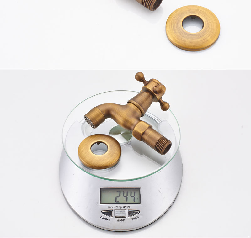 Factory direct sales of European-style antique faucets, dual-purpose bathroom single-cooling washing machine mops, sink faucets undefined