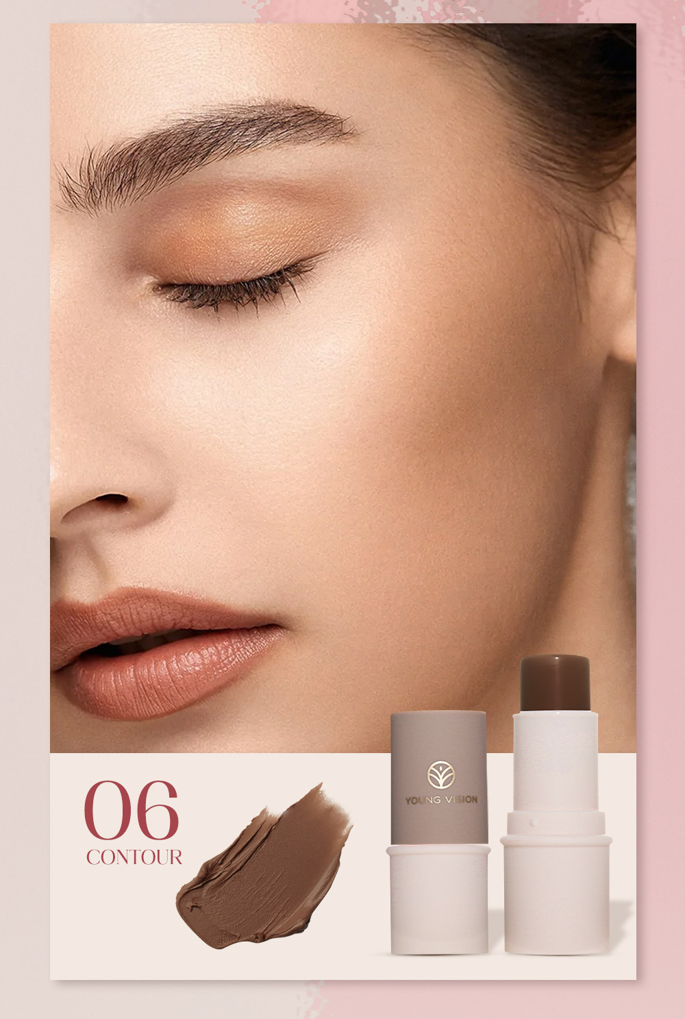 YOUNG VISION 3D High-gloss Contouring Stick, Lazy Person's Sleeping Eye Cream Makeup Stick Wholesale Cross-border Makeup undefined