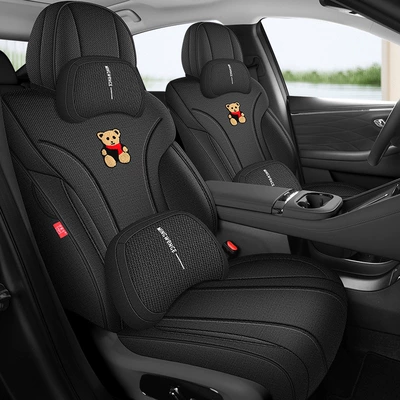seat cushions, all-season seat pads, Modelə uyğun (Original) oturacaq örtükləri - deluxe-edition-mysterious-black-aion-rt
