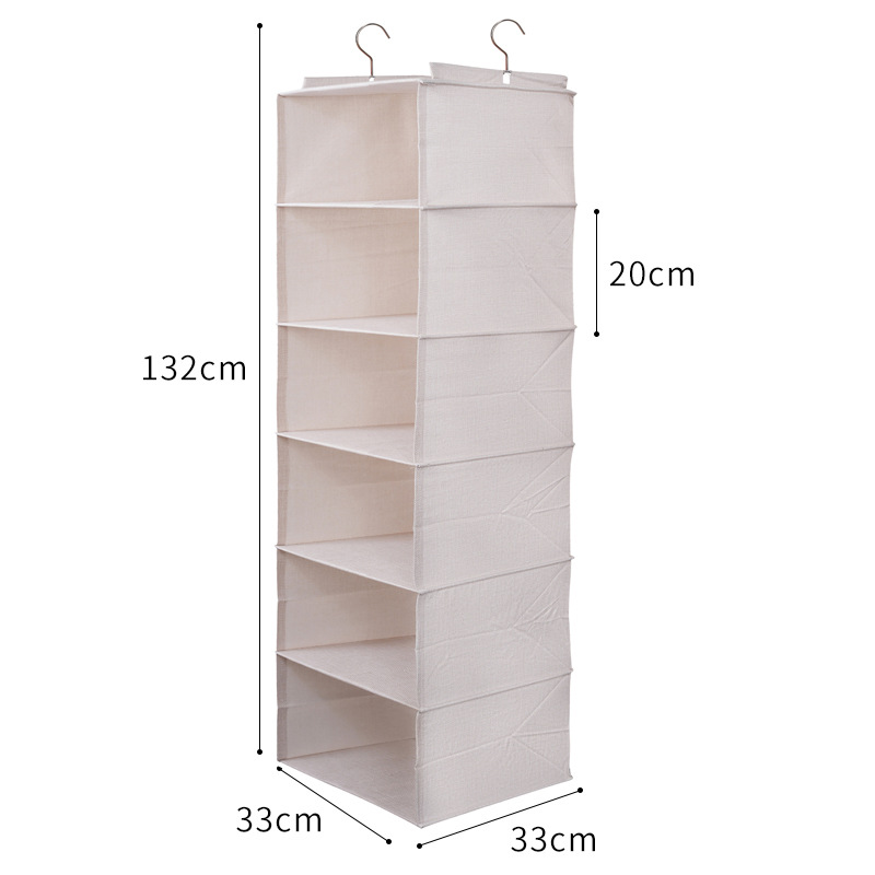 Ropa de cama doble gancho colgante armario de almacenamiento bolsa colgante con cajón armario multi-capa colgando organización bolsa de almacenamiento