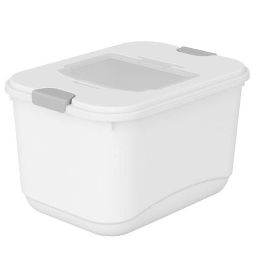 Household Sealed Grain Bucket Insect-Proof and Moisture-Proof Plastic Rice Container 10KG Kitchen Grain Storage Bin Multigrain Flour Bucket Rice Cask