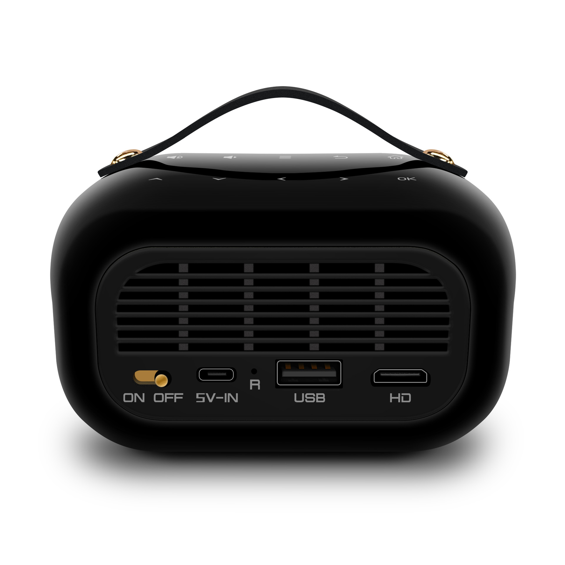 Transfronterizo 4K Mini proyector inteligente portátil DLP hogar proyector 3D batería incorporada Comercio exterior caliente