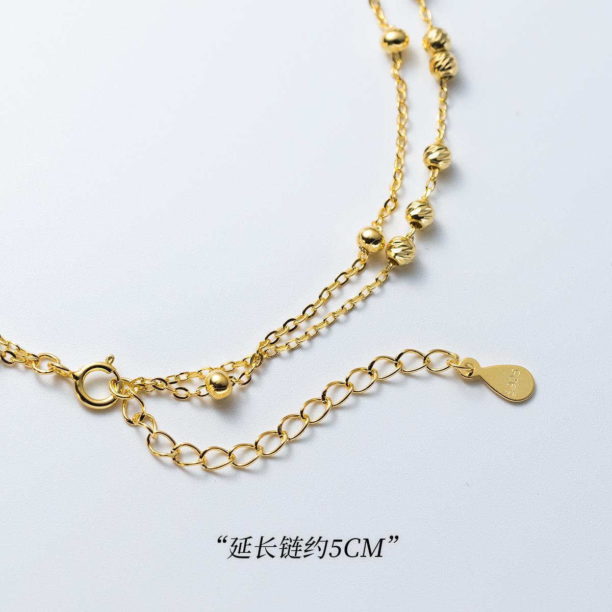 Eloch S925 plata esterlina doble flor flor tobillas de bola ins diseño de viento temperamental pie joyería mujer S6380