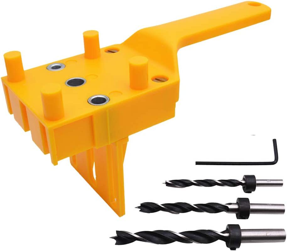 목공 구멍 펀치 나무 보드 드릴링 연결 로케이터 휴대용 나무 보드 스트레이트 홀 펀치 목공 도구 세트